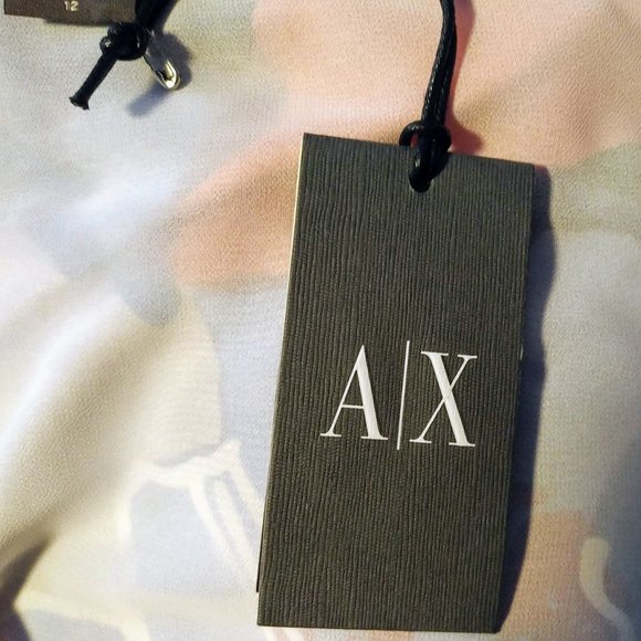 Vintage Y2K Armani Exchange Bright Floral Flowy Skirt - Picture 7 of 10